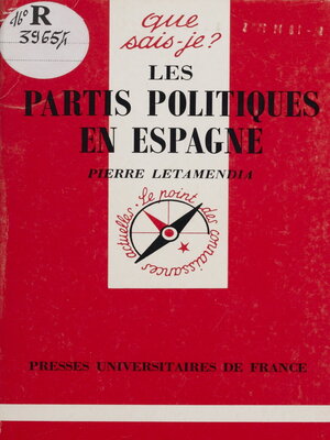 cover image of Les Partis politiques en Espagne